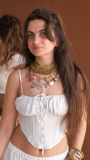 Beige  Top