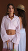 T&L Halo Cropped wrap shirt