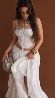 Beige  Top